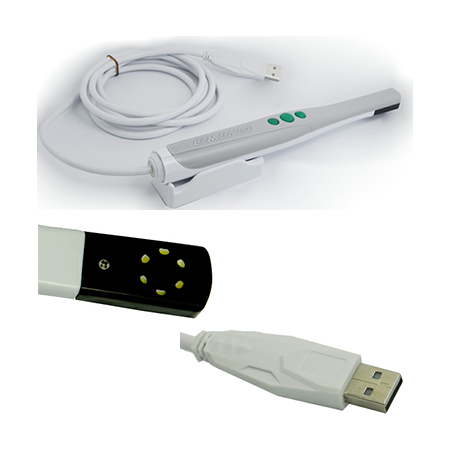 Cámara intra oral, monitor, sillón dental, partes opcionales,